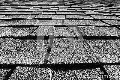 Roof Shingles Stock Photo