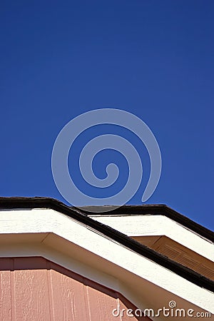 Roof and sky Stock Photo