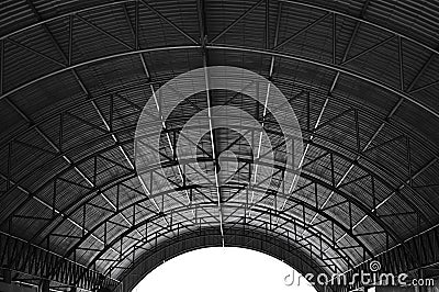 Roof Structure Stock Photo