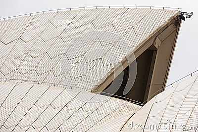 Roof of the Sydney Opera House Editorial Stock Photo