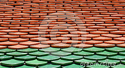 Roof of temple Stock Photo