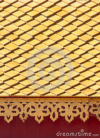 Roof temple Stock Photo