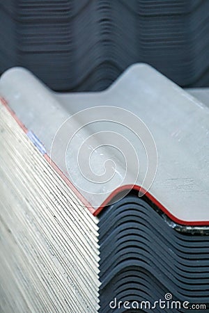 Roof tile Stock Photo