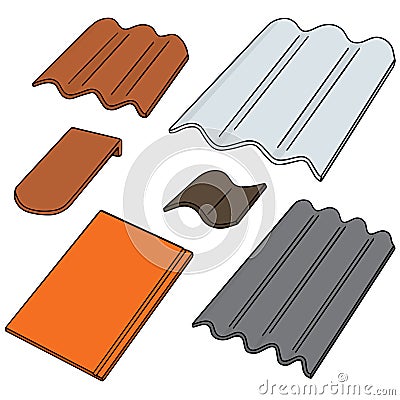 Roof tile Vector Illustration