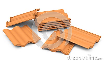 Roof tiles Stock Photo