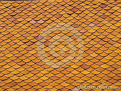 Roof tiling. Seamless texture Stock Photo