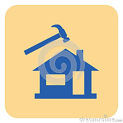 Roofer / slater icon Vector Illustration