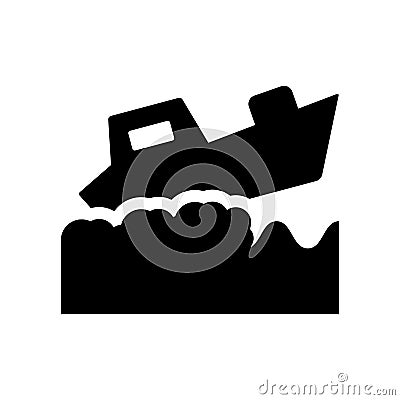 Roofless Speed Boat icon. Trendy Roofless Speed Boat logo concept on white background from Nautical collection Vector Illustration