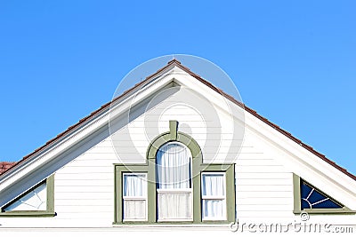 Roofline window Stock Photo