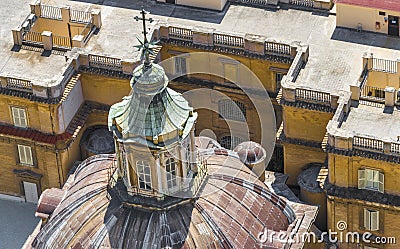 The roofs of Rome Stock Photo