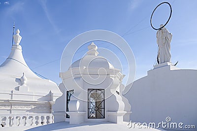 Rooftop of the cathedral in Leon city, Nicaragua. Stock Photo