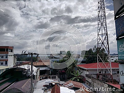 Rooftop lines Stock Photo