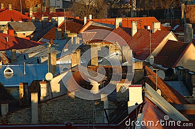 Rooftops Stock Photo