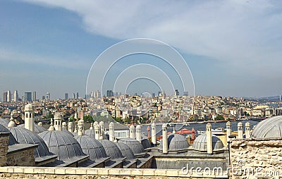 Suleyman mosque Stock Photo