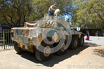 Rooikat armoured reconnaissance vehicle Editorial Stock Photo