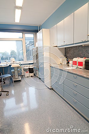 Room for medical procedures Stock Photo