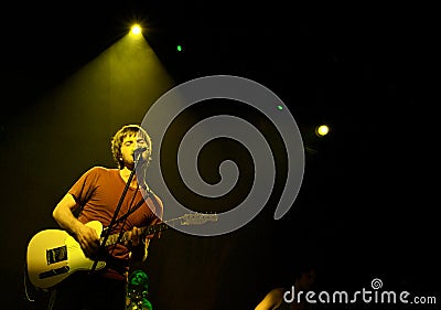 The Dismemberment Plan in concert at the 9:30 Club in Washington Editorial Stock Photo