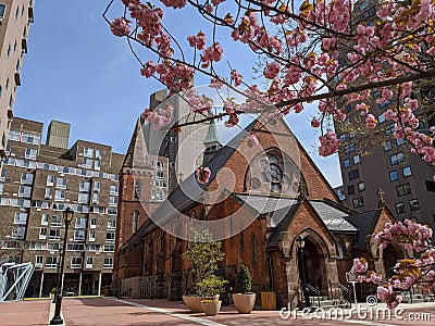 Roosevelt Island during Covid 19 Editorial Stock Photo