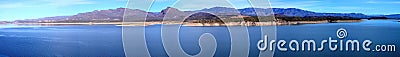 Roosevelt Lake Central Arizona Panorama Stock Photo