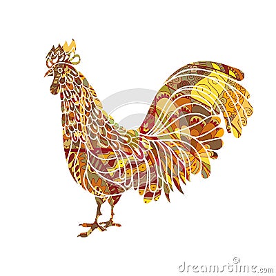 Rooster Vector Illustration