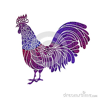 Rooster Vector Illustration