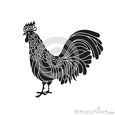 Rooster Vector Illustration