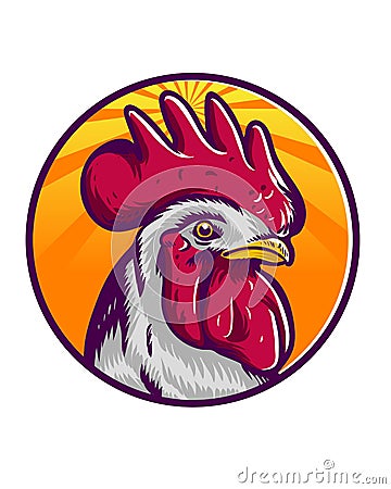 Rooster Vector Illustration