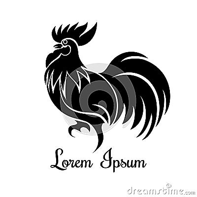 Rooster logo Vector Illustration