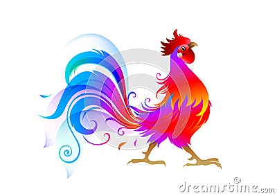 Rooster Vector Illustration