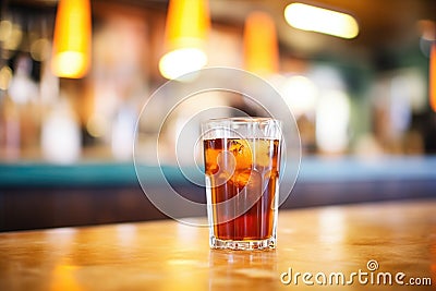 root beer in an oldfashioned soda shop glass Stock Photo