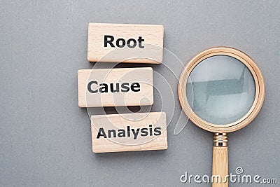 Root Cause Analysis (RCA) Stock Photo