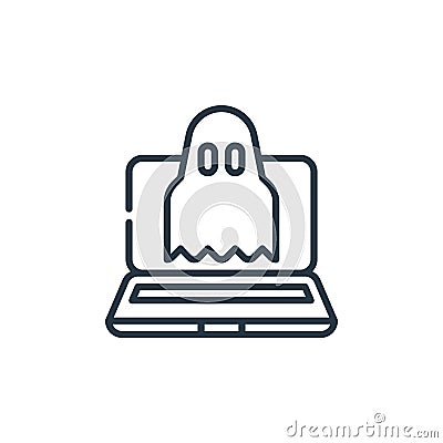rootkit icon vector from cyber security concept. Thin line illustration of rootkit editable stroke. rootkit linear sign for use on Vector Illustration