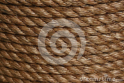 Rope coil Stock Photo