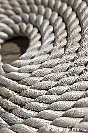 Rope coil background Stock Photo