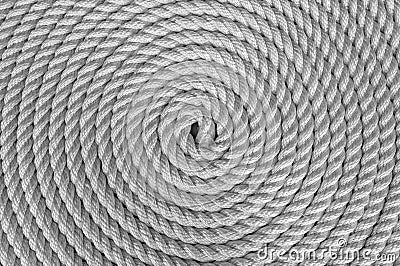 Rope Coil Stock Photo