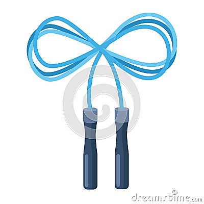 rope jump equipment Vector Illustration