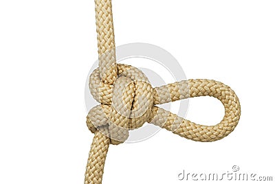 Rope knot Stock Photo