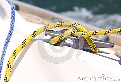 Rope knot Stock Photo