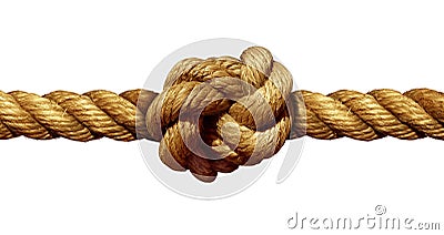 Rope Knot Stock Photo