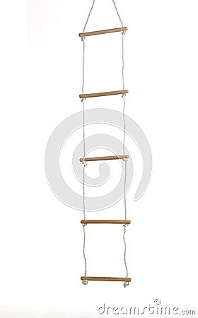 Rope Ladder Stock Photo