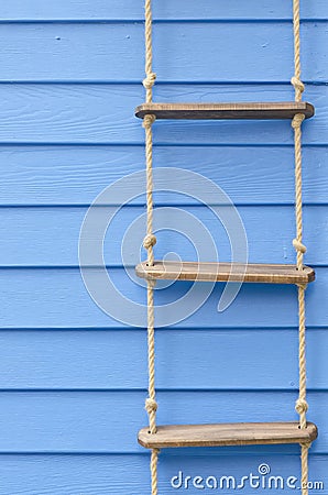 Rope ladder Stock Photo