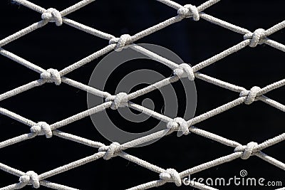 Rope net Stock Photo