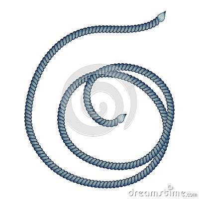 Rope vector bight Vector Illustration