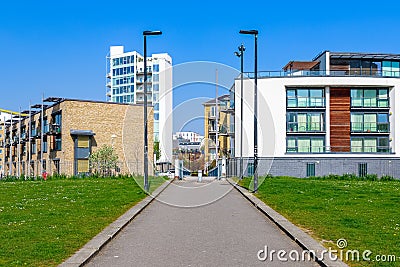 Ropemakers Field, Limehouse, London Stock Photo