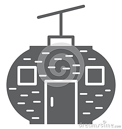 Ropeway Isolated Vector Icon that can be easily modified or edit Vector Illustration