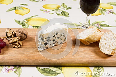 Roquefort cheese Stock Photo