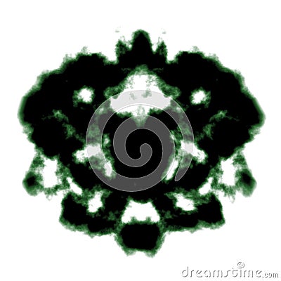 Rorschach inkblot Cartoon Illustration