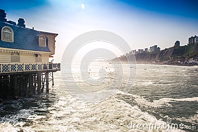 Rosa Nautica Restaurant Stock Photo