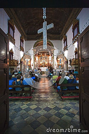 Rosario dos pretos church in salvador of bahia Stock Photo