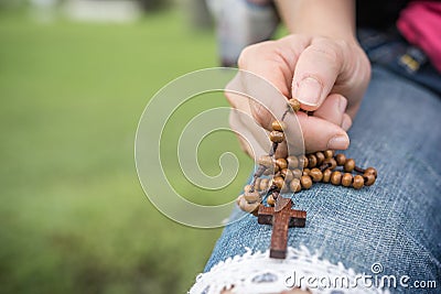 Rosary Stock Photo